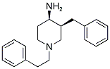 CIS-3-BENZYL-1-(2-PHENYLETHYL)PIPERIDIN-4-AMINE Struktur