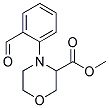 4-(2-FORMYL-PHENYL)-MORPHOLINE-3-CARBOXYLIC ACID METHYL ESTER Struktur