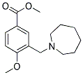 METHYL 3-(1-AZEPANYLMETHYL)-4-METHOXYBENZOATE Struktur