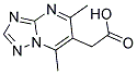 (5,7-DIMETHYL[1,2,4]TRIAZOLO[1,5-A]PYRIMIDIN-6-YL)ACETIC ACID Struktur