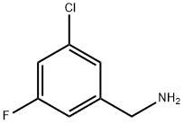 3-CHLORO-5-FLUOROBENZYLAMINE Structure