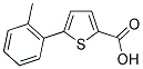 5-(2-METHYLPHENYL)-2-THIOPHENECARBOXYLIC ACID Struktur