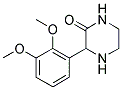 3-(2,3-DIMETHOXY-PHENYL)-PIPERAZIN-2-ONE Struktur