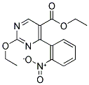 ETHYL-2-ETHOXY-4-(2-NITROPHENYL) PYRIMIDINE-5-CARBOXYLATE Struktur