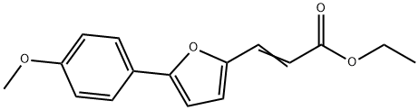 3-[5-(4-METHOXY-PHENYL)-FURAN-2-YL]-ACRYLIC ACID ETHYL ESTER Struktur