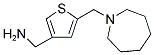 [5-(1-AZEPANYLMETHYL)-3-THIENYL]METHANAMINE Struktur