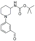 1-(3-FORMYL-PHENYL)-PIPERIDIN-3-CARBAMIC ACID TERT-BUTYL ESTER Struktur