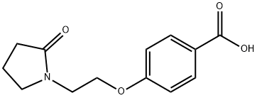 4-[2-(2-OXO-PYRROLIDIN-1-YL)-ETHOXY]-BENZOIC ACID Struktur