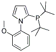 N-(2-METHOXYPHENYL)-2-(DI-T-BUTYLPHOSPHINO)PYRROLE Struktur