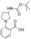 [1-(2-CARBOXY-PHENYL)-PYRROLIDIN-3-YL]-CARBAMIC ACID TERT-BUTYL ESTER Struktur