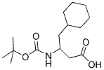 3-TERT-BUTOXYCARBONYLAMINO-4-CYCLOHEXYL-BUTYRIC ACID Struktur