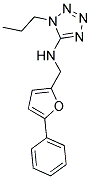 N-((5-PHENYL-2-FURYL)METHYL)-1-PROPYL-1H-TETRAZOL-5-AMINE Struktur