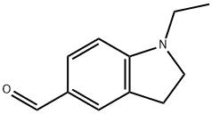 1-ETHYL-2,3-DIHYDRO-1H-INDOLE-5-CARBALDEHYDE Struktur