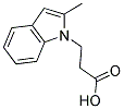 3-(2-METHYL-INDOL-1-YL)-PROPIONIC ACID Struktur