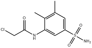 N-[5-(AMINOSULFONYL)-2,3-DIMETHYLPHENYL]-2-CHLOROACETAMIDE Struktur