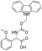 FMOC-(S)-2-METHOXY-PHENYLGLYCINE Struktur