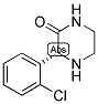 (R)-3-(2-CHLORO-PHENYL)-PIPERAZIN-2-ONE Struktur