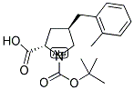 BOC-(R)-GAMMA-(2-METHYL-BENZYL)-L-PROLINE Struktur