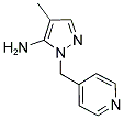 4-METHYL-2-PYRIDIN-4-YLMETHYL-2H-PYRAZOL-3-YLAMINE Struktur