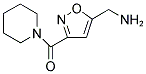 [3-(1-PIPERIDINYLCARBONYL)-5-ISOXAZOLYL]METHANAMINE Struktur