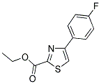 4-(4-FLUORO-PHENYL)-THIAZOLE-2-CARBOXYLIC ACID ETHYL ESTER Struktur