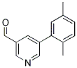 5-(2,5-DIMETHYLPHENYL)NICOTINALDEHYDE Struktur