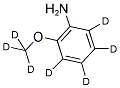 2-METHOXY-D3-ANILINE-3,4,5,6-D4 Struktur