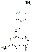 O6-[4-(AMINOMETHYL)BENZYL]GUANINE Struktur