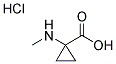 1-METHYLAMINOCYCLOPROPANE-1-CARBOXYLIC ACID HYDROCHLORIDE Struktur