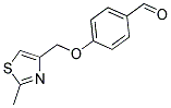 4-[(2-METHYL-1,3-THIAZOL-4-YL)METHOXY]BENZALDEHYDE Struktur