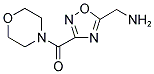 ([3-(MORPHOLIN-4-YLCARBONYL)-1,2,4-OXADIAZOL-5-YL]METHYL)AMINE Struktur