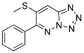 7-(METHYLTHIO)-6-PHENYLTETRAZOLO[1,5-B]PYRIDAZINE Struktur