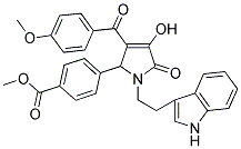METHYL 4-(1-(2-(1H-INDOL-3-YL)ETHYL)-4-HYDROXY-3-(4-METHOXYBENZOYL)-5-OXO-2,5-DIHYDRO-1H-PYRROL-2-YL)BENZOATE