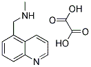 METHYL-QUINOLIN-5-YLMETHYL-AMINE OXALATE Struktur