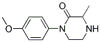 1-(4-METHOXYPHENYL)-3-METHYLPIPERAZIN-2-ONE Struktur