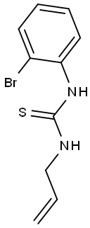 N-ALLYL-N'-(2-BROMOPHENYL)THIOUREA Struktur