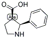 (2S,3R)-2-PHENYL-PYRROLIDINE-3-CARBOXYLIC ACID Struktur