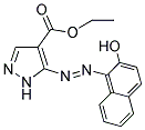 ETHYL 5-[(E)-(2-HYDROXY-1-NAPHTHYL)DIAZENYL]-1H-PYRAZOLE-4-CARBOXYLATE Struktur