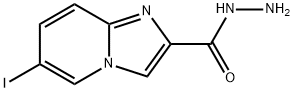 6-IODOIMIDAZO[1,2-A]PYRIDINE-2-CARBOHYDRAZIDE Struktur