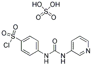 4-(3-PYRIDIN-3-YL-UREIDO)BENZENESULFONYL CHLORIDE HYDROGEN SULFATE Struktur