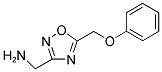 [5-(PHENOXYMETHYL)-1,2,4-OXADIAZOL-3-YL]METHYLAMINE Struktur