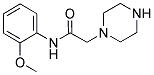 N-(2-METHOXYPHENYL)-2-PIPERAZIN-1-YLACETAMIDE Struktur