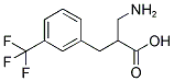 2-AMINOMETHYL-3-(3-TRIFLUOROMETHYL-PHENYL)-PROPIONIC ACID Struktur