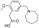 [5-(AZEPAN-1-YLMETHYL)-2-METHOXYPHENYL]ACETIC ACID Struktur