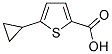 5-CYCLOPROPYL-2-THIOPHENECARBOXYLIC ACID Struktur