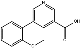 5-(2-METHOXYPHENYL)NICOTINIC ACID Struktur