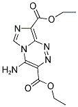 DIETHYL 4-AMINOIMIDAZO[5,1-C][1,2,4]TRIAZINE-3,8-DICARBOXYLATE Struktur