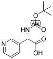 (S)-TERT-BUTOXYCARBONYLAMINO-PYRIDIN-3-YL-ACETIC ACID Struktur