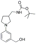 [1-(3-HYDROXYMETHYL-PHENYL)-PYRROLIDIN-3-YLMETHYL]-CARBAMIC ACID TERT-BUTYL ESTER Struktur