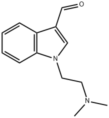 1-(2-DIMETHYLAMINO-ETHYL)-1H-INDOLE-3-CARBALDEHYDE Struktur